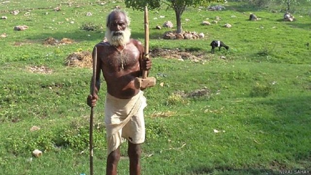 Dashrath Manjhi'nin günümüzdeki hali.