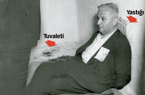 DP Milletvekili Agah Erozan, idam kararından sonra Yassıada'dan İmralı'ya getirilip bu hücreye konuldu, cezası daha sonra müebbet hapse çevrildi.