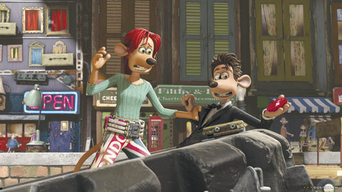 11-Fare Şehri (Flushed Away) (2006) -  - Farelerin kanalizasyonda yaşadığı evreni üç boyutlu animasyon teknolojisiyle tepeden tırnağa dokuyan, buna da yaratıcı çözümler bulan bir eser. Pis hayvanlar olarak gördüğümüz veya iğrendiğimiz farelerin kahraman olabileceğini kim tahmin edebilirdi ki?