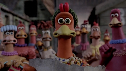 13-Tavuklar Firarda (Chicken Run) (2000) -  - İngiliz stop-motion animasyon dehası Peter Lord-Nick Park ikilisinin imzasını taşıyan eser, ikilinin ilk uzun metraj denemesi... Bir tavuk çiftliğinin sahibi insanlar ile o hayvanların mücadelesini anlatırken, stüdyoların içine bu alanı sokmasıyla önemli bir eser.