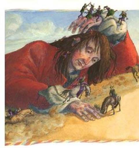 Genel olarak uzakta görülen bir nesne aynı zamanda yakında da algılanabilir. Mesela, köpek, bir fare ebatında görülebilir ya da normal bir araba ölçeğe çekilmiş gibi görülebilir. Bu durum bizi başka bir isme yönlendirir. Lilliput görüşü ya da Lilliput halüsinasyonları, Jonathan Swift'in Gulliver'in Maceraları'ndaki küçük insanlardan adını almıştır. Bu durum sadece algı terimlerindedir; gözün mekaniği etkilenmez, sadece gözden geçirilen bilgilerin beyindeki yorumu etkilenir.  -