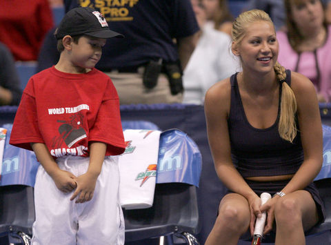Ünlü Tenisci Anna Kournikova - Listede 3. sırada.