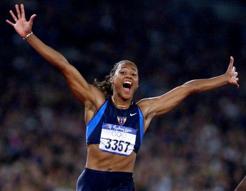 Ünlü atlet Marian Jones - Listenin 7. sırasında.
