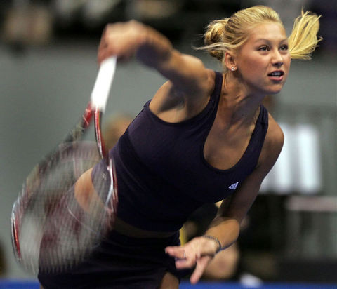 Ünlü Tenisci Anna Kournikova - Listede 3. sırada.