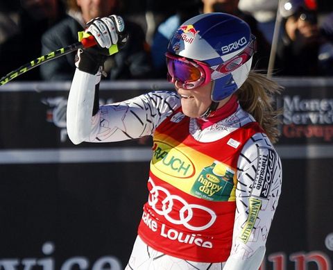 Kayakçı Lindsey Vonn - Listede 9. sırada.
