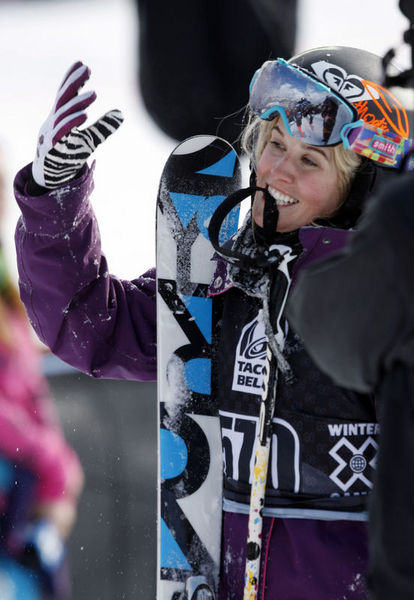 Kayakçı Sarah Burke - Listenin 8. sırasında.