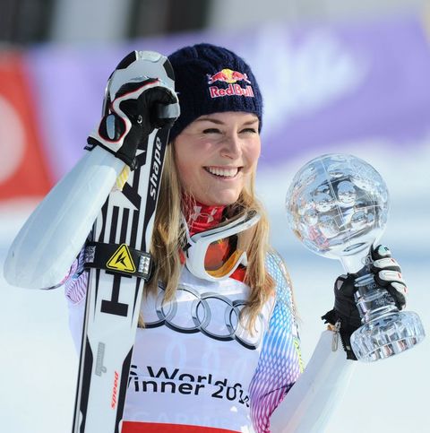 Kayakçı Lindsey Vonn - Listede 9. sırada.