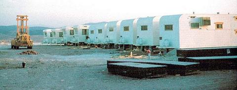 Füzelerin olduğu bölgede personel için kamp kuruldu