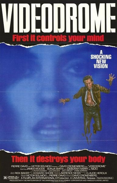 7-Videodrome (1983) -  - Radyo hatlarının arasında korsan yayın yapan bir snuff film ihmalatının bilimkurgu-korku arasında seyreden sinemasal karşılığı. David Cronenberg'in body-horror geleneklerini de taşıyan 'Teknoloji insanı yiyor mu?' sorusunu soran bir eser.  -
