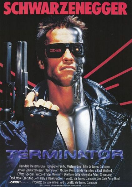 6-Terminator (1984) -  - Günümüze kadar sayısı dört filme dayanan bir seri oluşturan 'Terminator'ün en çok beğenilen filmi ikincisidir. Ancak bu eser de zaman yolculuğu filmi alt türü ışığında günümüze 'gidişatı değiştirmek' için gelen 'insan asker' ile 'cyborg asker'in mücadelesinin başladığı yerdir. Robot tasarımı açısından da sayısız yeri etkilemiştir.