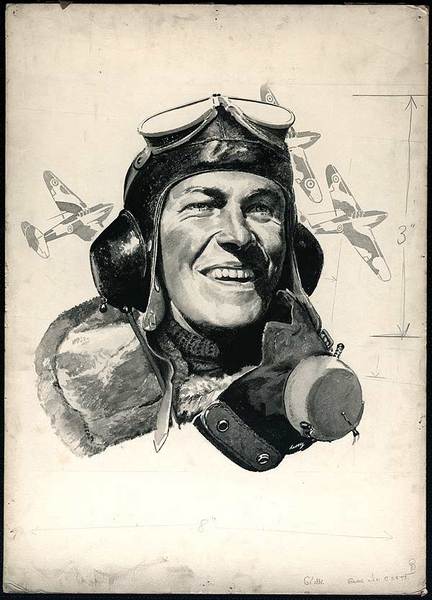 "Gülümseyen bir İngiliz pilot"