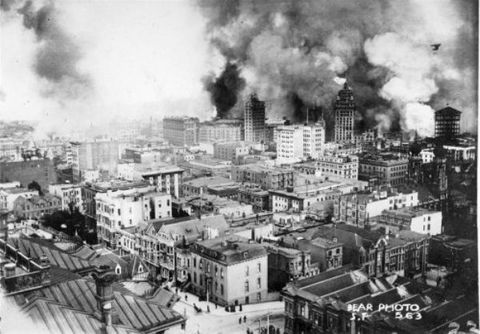 San Francisco Depremi 18 Nisan 1906 yılında ABD'de olan deprem 7.9 büyüklüğündeydi.