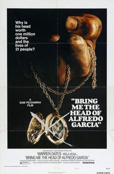 2-Bana Onun Kellesini Getirin (Bring me the head of Alfredo Garcia) (1974) -  - Sam Peckinpah'ın türü Meksikalılar arasında bir anti-kahramanlar galerisine ve B filmi estetiğine kavuşturduğu yapıtıdır. Western-noir konseptinin fikir babalarından olması, tecavüz meselesine yaklaşımı ve gerçekçi çatışma sahneleriyle dikkat çeker. Kovboyun Meksikalı ya da melez olduğu bir filmdir. Özünde 'mexploitation' gibi bir istismar filmi alt türü vardır.