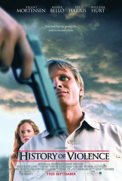 5-Şiddetin Tarihçesi (A History of Violence) (2005) -  - David Cronenberg'in eğlileştirilmiş vahşi batıda suç ve kara film denemesi. İçimizde saklanan şiddetin 'aile'ye yıkımla gelen ilginç karşılığı. Bir çizgi roman uyarlaması olduğunu da es geçmeyelim. Tabii fazlasıyla gerçekçi tonda...