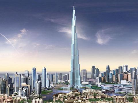 Burj Khalifa - Dünyanın en yüksek binası - 828 metre!