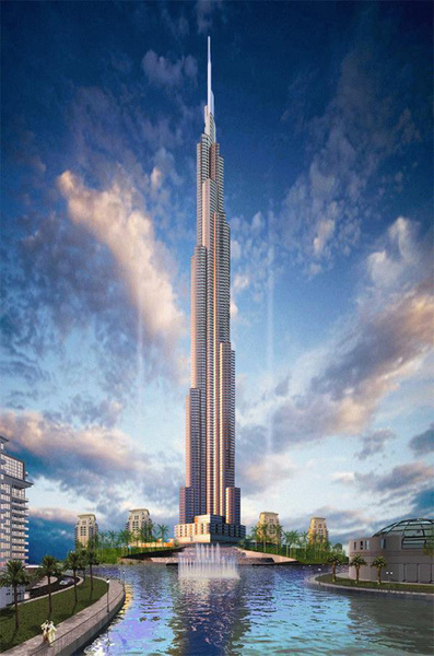 Burj Khalifa - Dünyanın en yüksek binası - 828 metre!