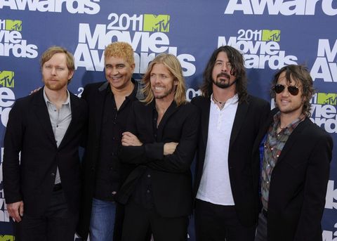 US ROCK GROUP THE FOO FIGHTERS