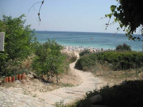 Ayazma Koyu'na inen yol