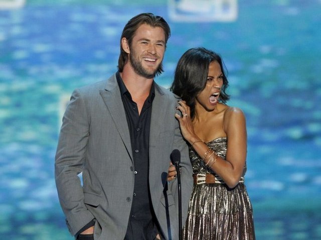 CHRIS HEMSWORTH, ZOE SALDANA