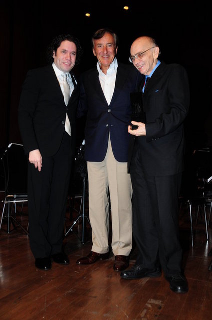 GUSTAVO DUDAMEL, BÜLENT ECZACIBAŞI, JOSE ANTONIO ABREU