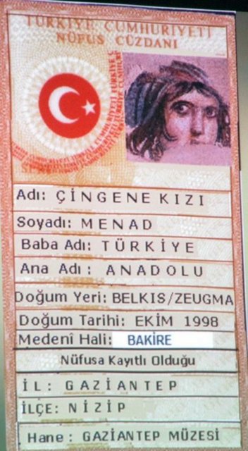 Mozaiğin Zeugma`nın o dönem su altında kalacak bölümünden çıkarılması, "Çingene Kızı, kaderine üzülüyor" yorumlarına yol açtı ve çok büyük ilgi çekti.