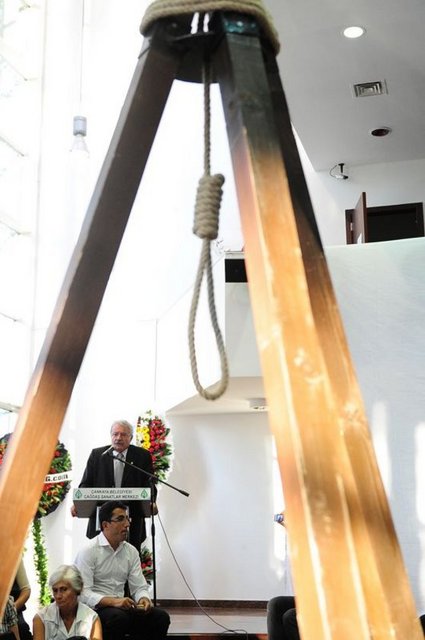 Deniz Gezmiş'in idam edildiği darağacı