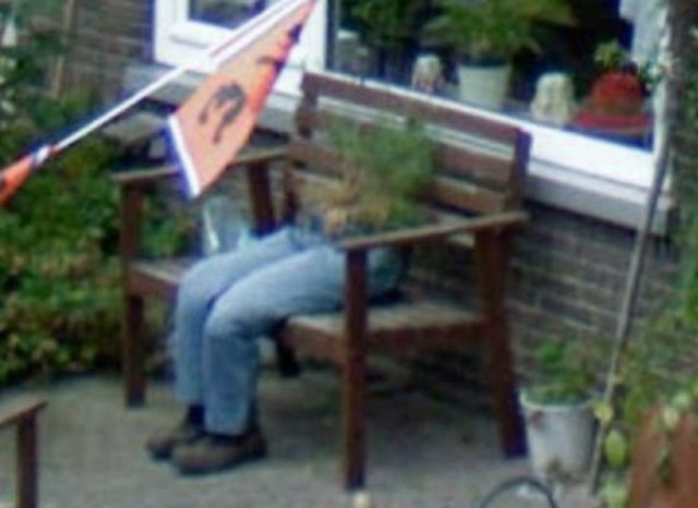 Hollanda'da gerçek çim adam