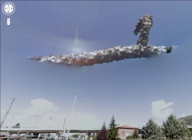 İtalya'da açıklanamayan bulutlar