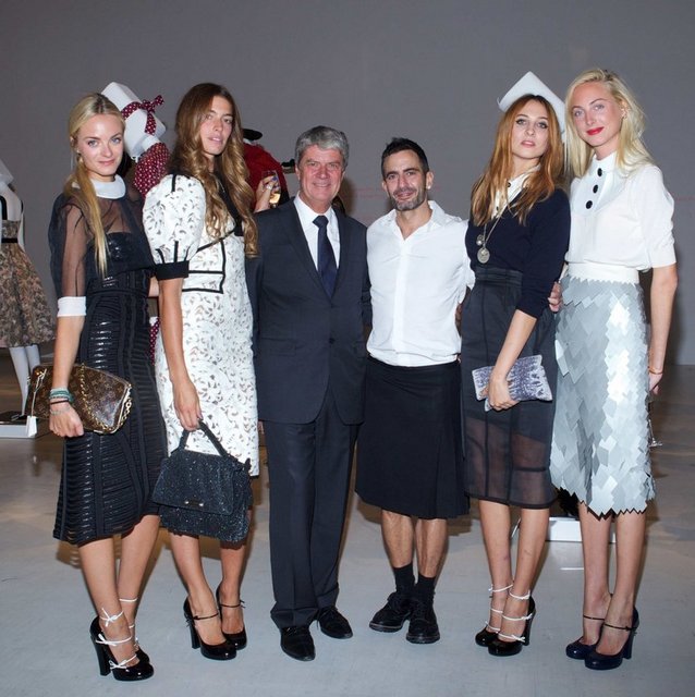 VIRGINE COURTIN CLARINS, YVES CARCELLE, MARC JACOBS, CLAIRE COURTIN CLARINS