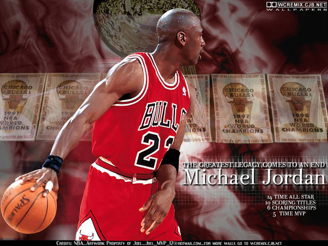 Herkes bir gün Michael Jordan olmak istiyor. Ben ise her gün Michael Jordan olmak zorundayım" Michael Jordan