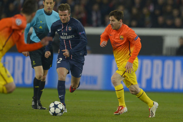 David Beckham: "Messi benim yanımdan hızlıca geçip bana çalım attığında futbolu bırakmaya karar verdim."