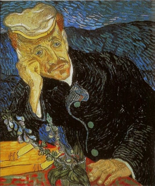Portrait of Dr. Gachet - Vincent van Gogh'un ömrünün son günlerini yaşadığı 1890′ın Haziran ayında meydana getirdiği bu sanat eseri, 1990 yılında 82,5 milyon dolara satıldı. Fakat eserin bugünkü değeri 129 milyon dolar.