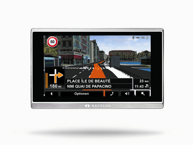 5 - NAVIGON 8410: Almanya merkezli bir diğer navigasyon sistemleri üreticisi Navigon'un 8410'dabulunan 3D panaroma görünümü özelliği ile dağ ve tepe gibi yeryüzü şekillerini gerçeğe yakın olarak olarak görmek mümkün.