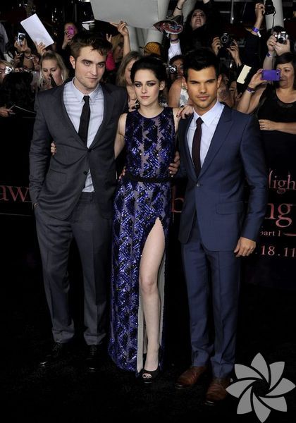 Robbert Pattinson, Kristen Stewart and Taylor Lauther