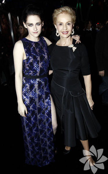 Kristen Stewart and Carolina Herrera