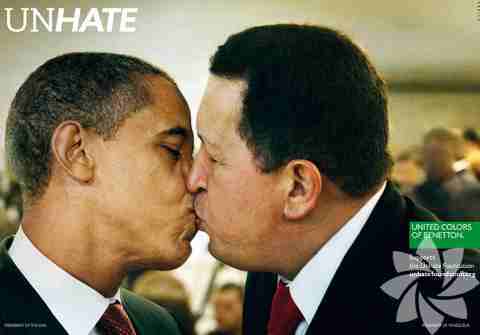 Amerika başkanı Barack Obama - Venezuela Devlet Başkanı Hugo Chavez