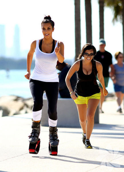 Kendinize Kim Kardashian gibi bir spor arkadaşı bulun.