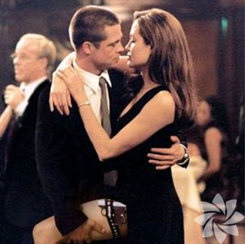 Angeline Jolie ve Brad Pitt 