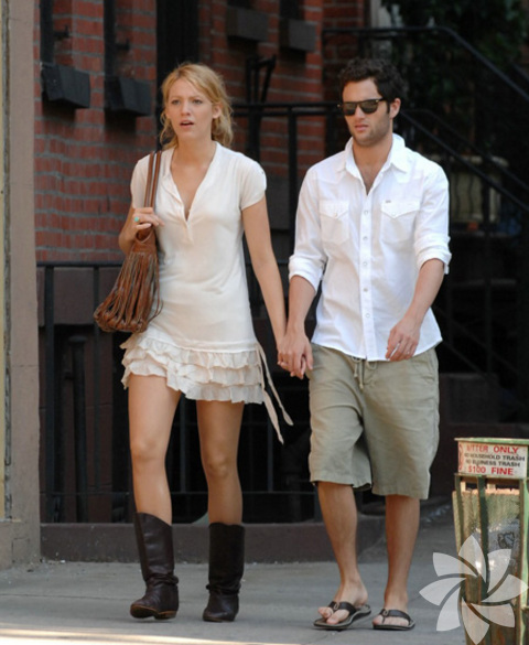 Penn Badgley ve Blake Lively