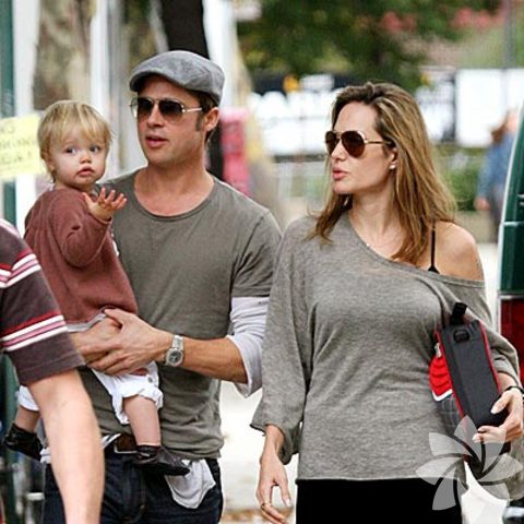 Angeline Jolie ve Brad Pitt 