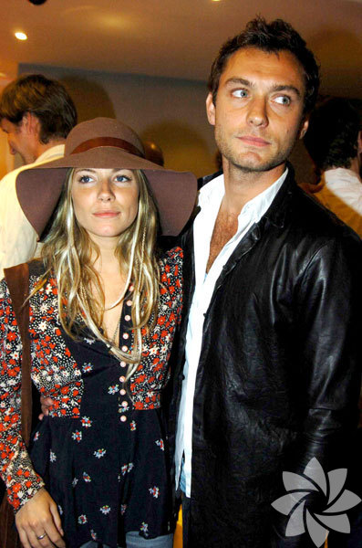 Sienna Miller ve Jude Law 
