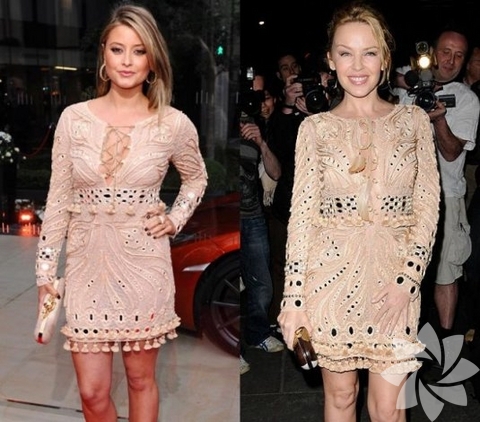 Holly Valance and Kylie Minogue
