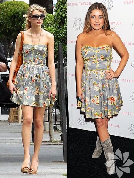 Taylor Swift and Carmen Electra