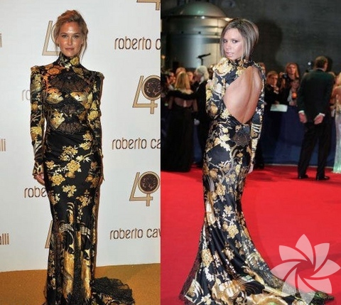 Bar Refaeli and Victoria Beckham