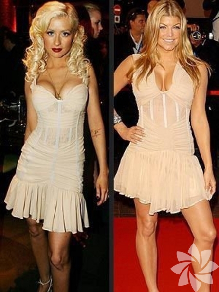 Christina Aguilera and Fergie