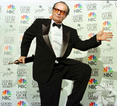 Jack Nicholson - En iyi erkek oyuncu dalında 6 ödül sahibi