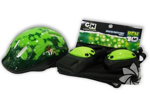 Ben 10 kask ve dizlik