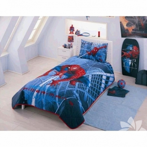 Taç örümcek adam nevresim takımı