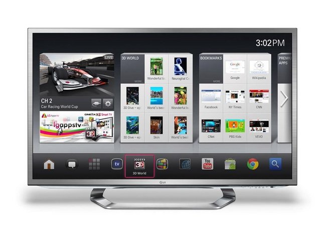 2 - LG Google TV: Google'ın geliştirdiği Android işletim sistemi ile 3D ve akıllı TV fonksiyonlarının birleşiminden oluşan LG Google TV, internette arama, sosyal ağ ve TV fonksiyonlarını eş zamanlı olarak yürütebiliyor.