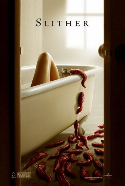 8-Yaratıklar (Slither) (2006) -  - Solucan görünümlü kaygan yaratıkların istilasına uğrayan bir kasaba. Onlara karşılık vermeye çalışan 'western' lobisi ve daha nicesi. Korku ve bilimkurguya hakimiyetiyle dikkat çeken genç yönetmen James Gunn'dan eğlenceli bir alt tür denemesi.